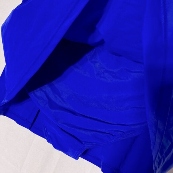 5/$25 George Blue Swim Skirt Bikini Bottom L - Picture 8 of 12